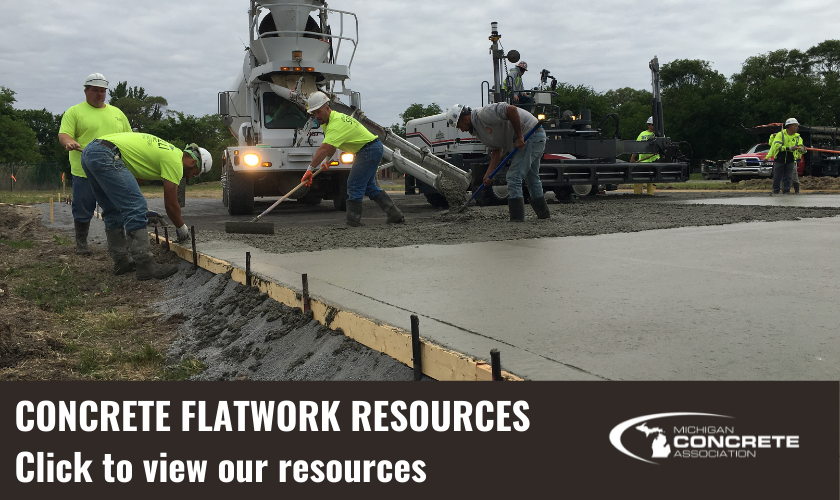 Michigan Concrete Resources for Ready Mix Producers, Pavers, Engineers, Contractors, Suppliers
